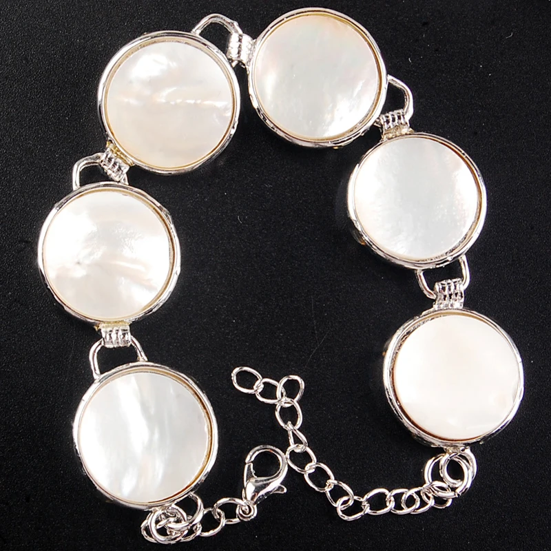Бесплатная доставка красивые ювелирные изделия перламутровая раковина круглый