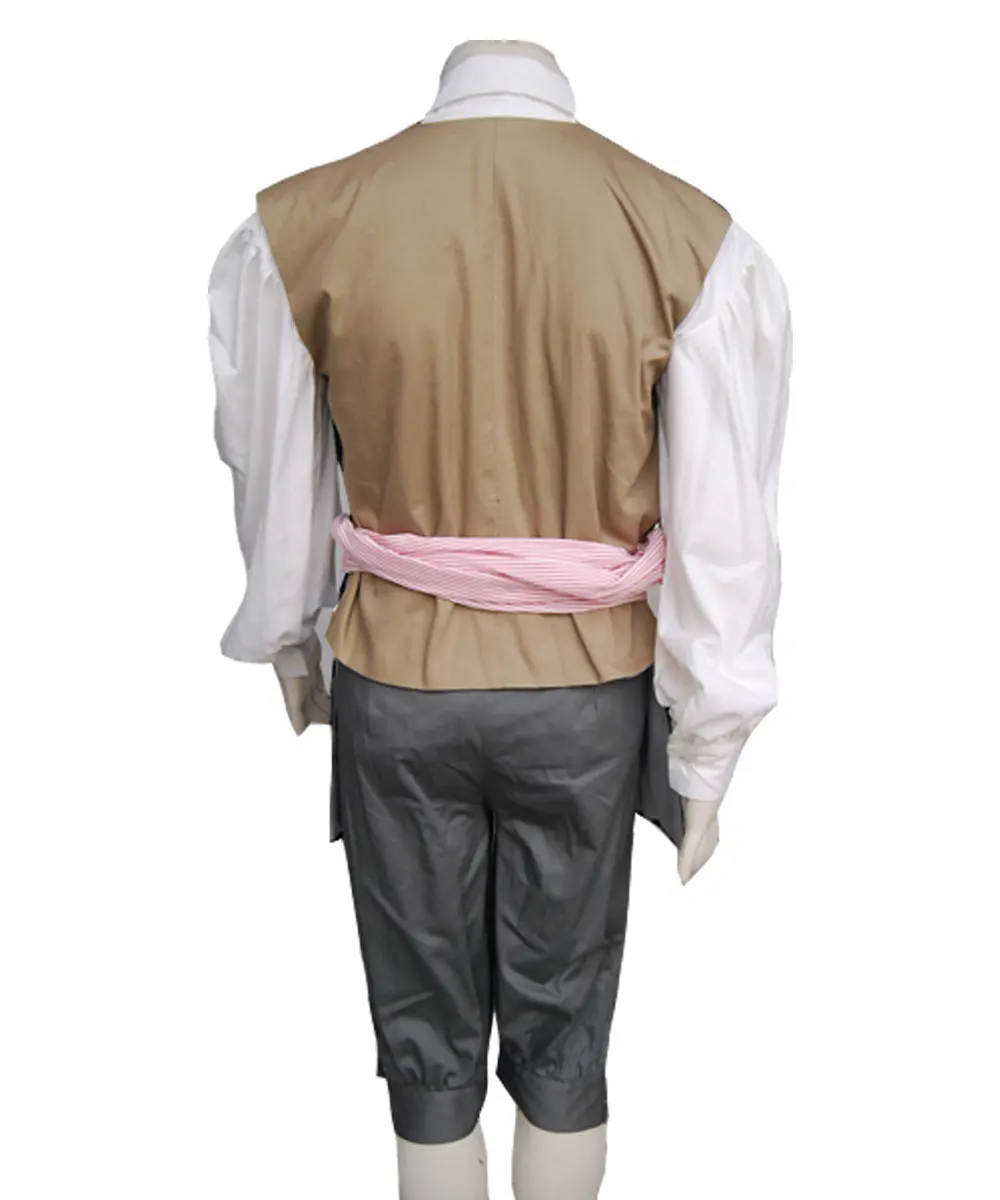 Костюм для косплея капитан Джек жилет и штаны карнавальный костюм на