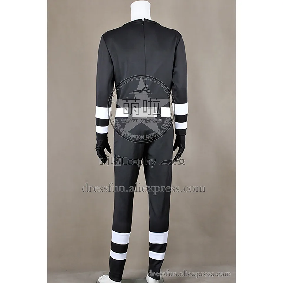 Супермен Cark Kent Косплей-костюм супергерой новый черный комбинезон униформа