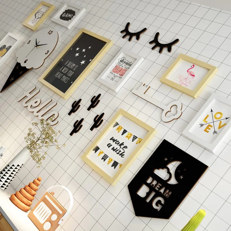 Сказочная настенная фоторамка колокольчик набор Детская декоративная картина