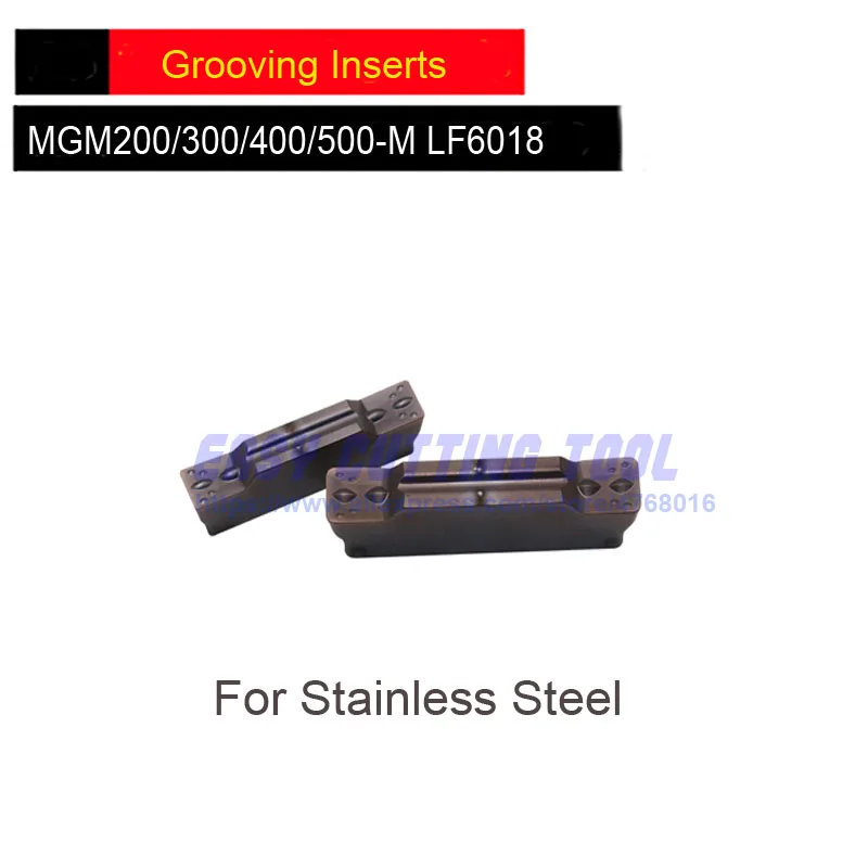 Фото MGMN200-G LF6018 MGMN300-M MGMN400 MGMN500-M * 10 шт. Вставки из твердого сплава для нержавеющей стали MGMN200-G LF6018 MGMN300-M MGMN400 MGMN500-M * 10 шт. Вставки из твердого сплава для нержавеющей стали