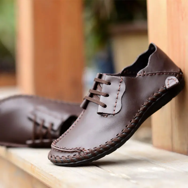 Sycatree 2018 Winter Summer Genuine Cow Leather Casual Shoes for Men Luxury Flats Brand Men's Sneakers Zapatos De Hombre | Обувь