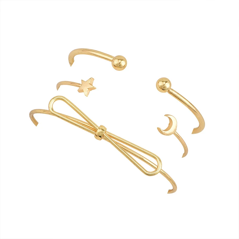 3 шт./компл. в богемном стиле с бантом рисунки виде звезд Луны из бисера открытие