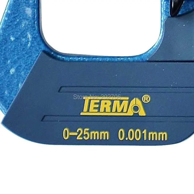 0 25 мм/0 1 'Ɔ 001 00005'' бренд Terma микрон электронный цифровой внешний микрометр