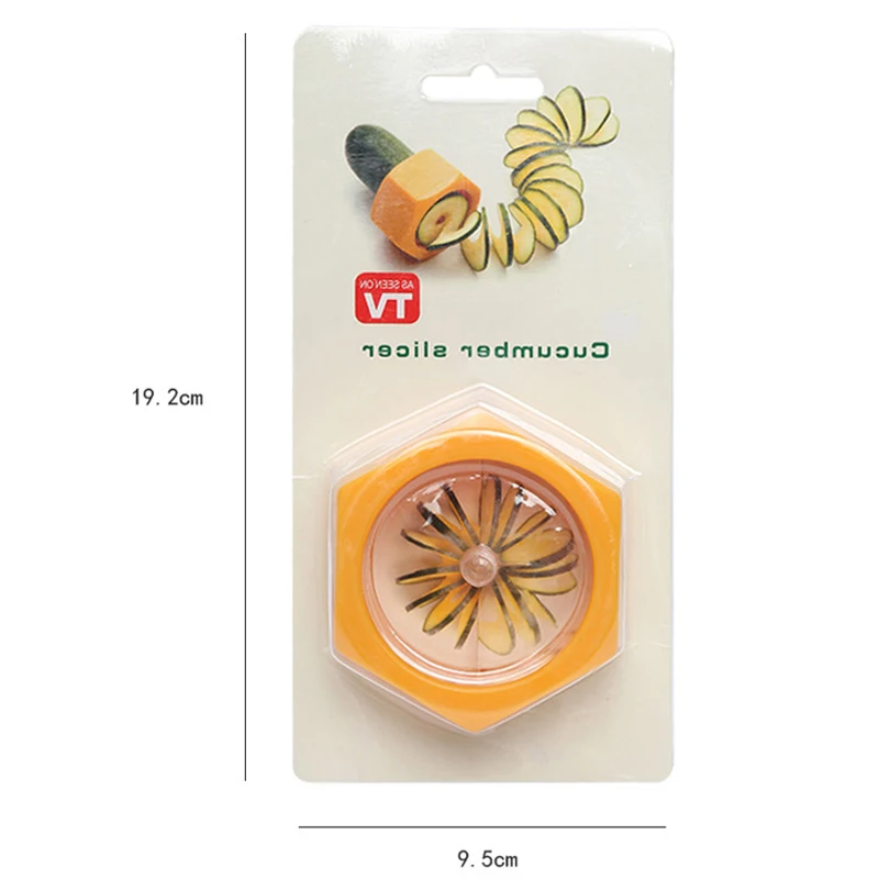 Креативные кухонные аксессуары нож для овощерезки гаджеты винт огурец слайсер