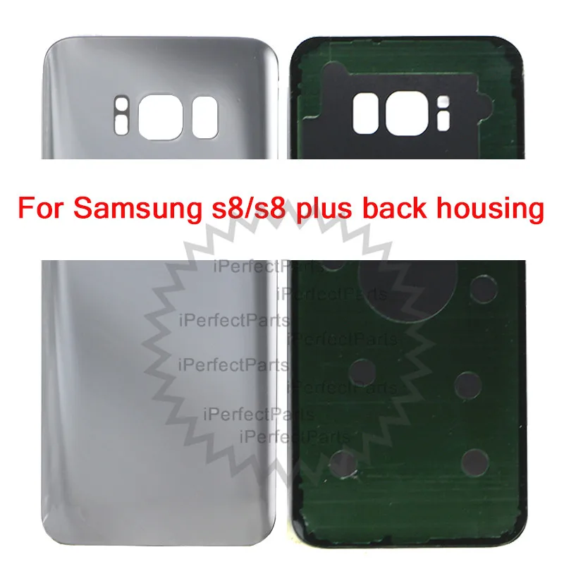Стеклянная задняя крышка корпуса для Samsung Galaxy S8 G950 G950f аккумулятора сменный