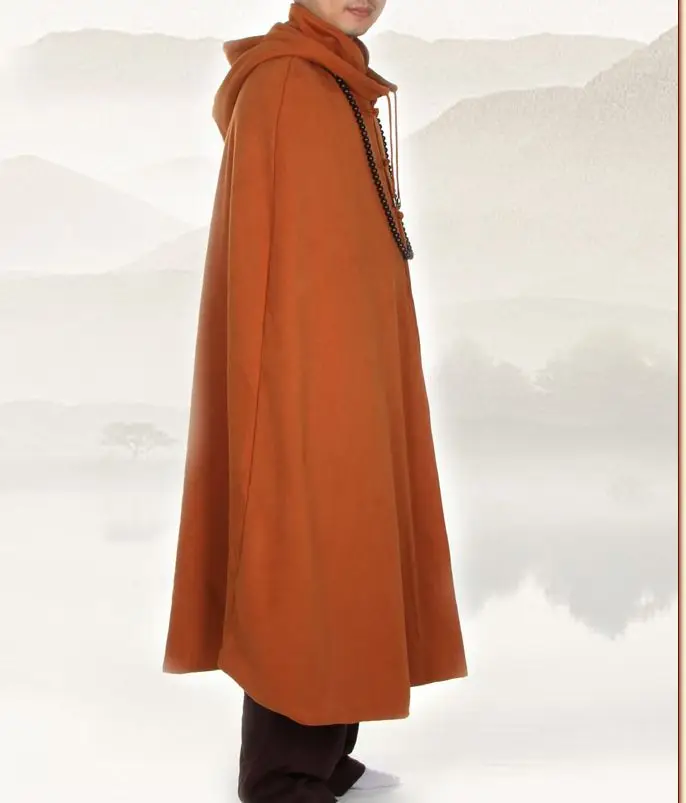 4 цвета зимняя теплая одежда для медитации хлопковые монахи robegown capekung fu костюмы