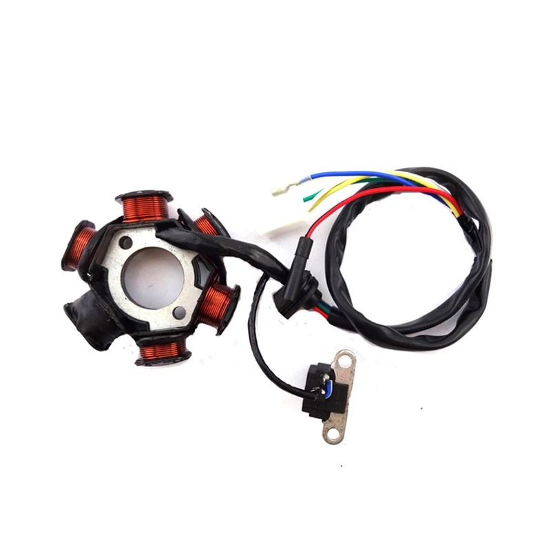 XLSION Aftermarket 50cc статор Магнето катушка с 6 полюсами для GY6 мопед скутер Sunl Roketa Vespa