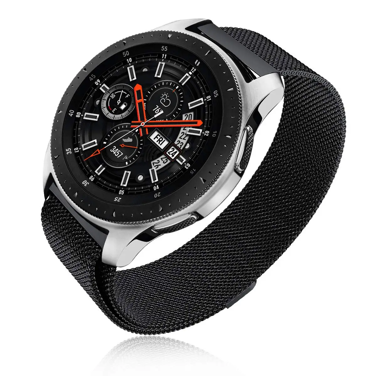 Galaxy Watch 46 мм gear S3 Frontier классический ремешок, 22 мм Миланская Петля из нержавеющей стали замена Смарт-часов браслет ремешок