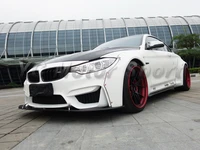 car accessories carbon fiber lb lp style front diffuser with rod fit for 2014 2016 f80 m3 f82 f83 m4 front lip