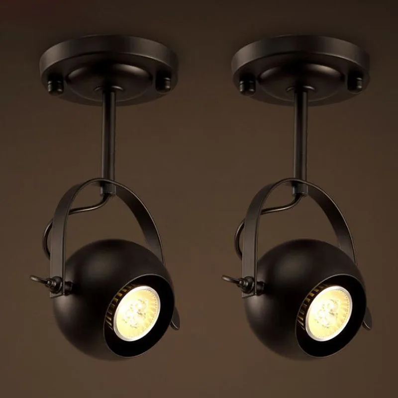 Винтажный подвесной светодиодный светильник в стиле лофт Кухонное Кованое