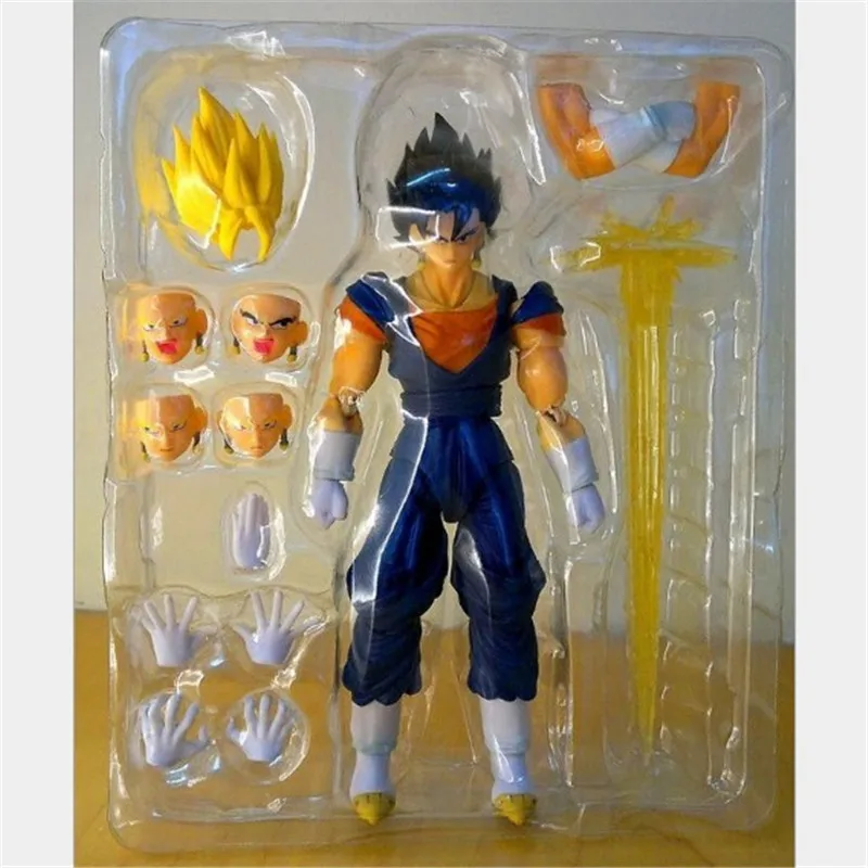1 шт. 17 см Dragon Ball Z Супер Saiyan gogeta Совместное подвижный ПВХ аниме модель детская