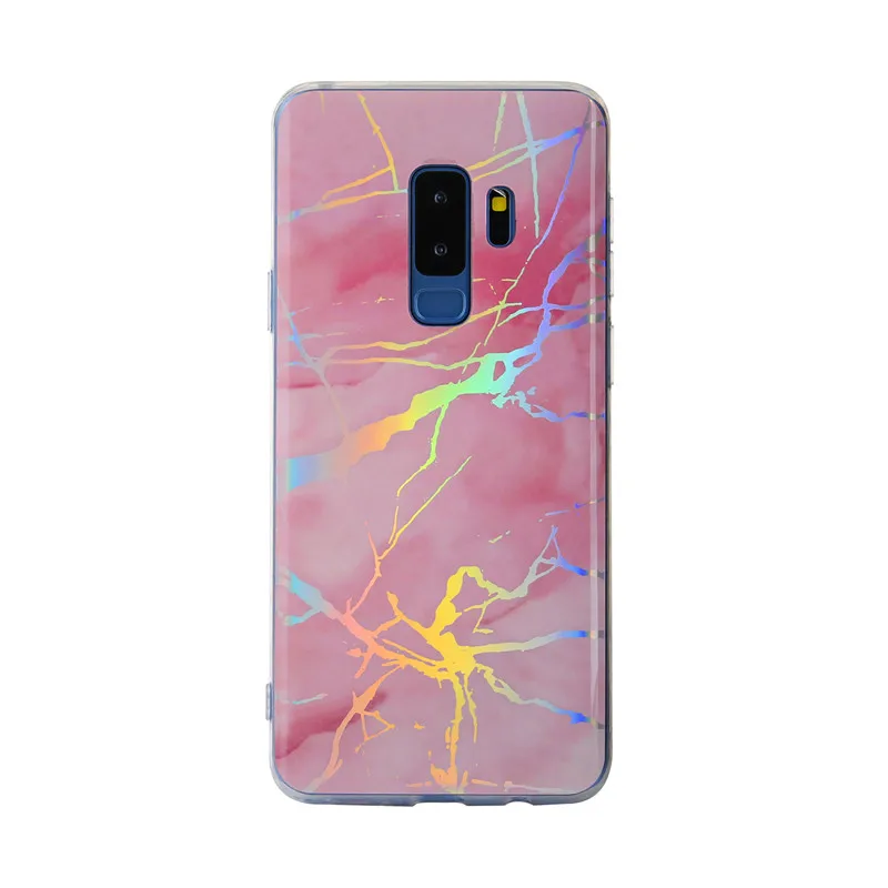 Для Samsung note 9 Galaxy s8 Plus s9 s7 модный мраморный чехол подставка для Sumsung 8 позолоченный