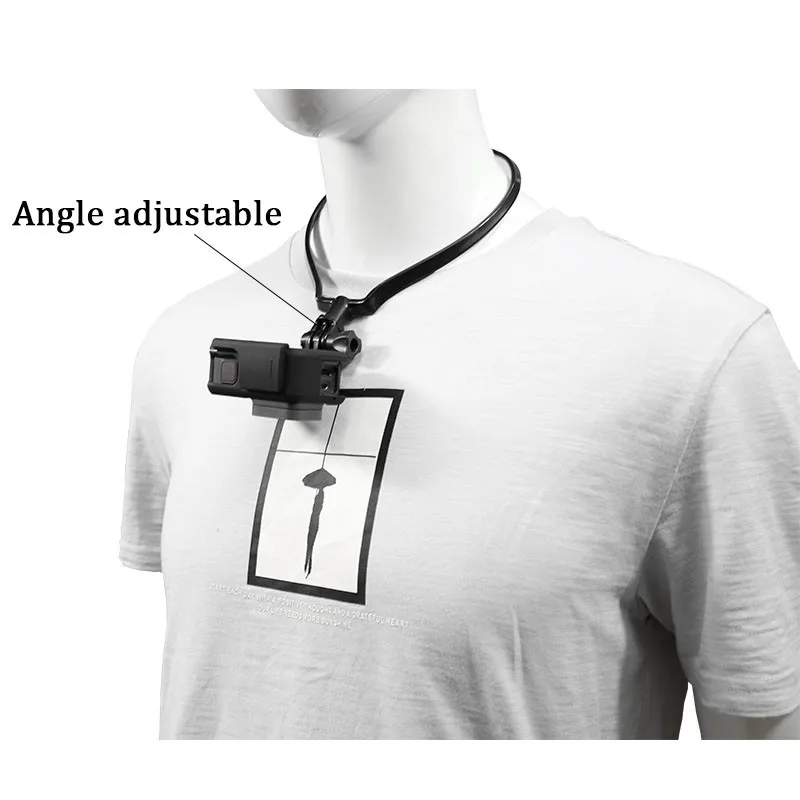 Hands-Free Wearable Neck Holder Stand Mount For GoPro 8 7 6 5 YI 4K SJCAM SJ4000 EKEN H9 DJI Osmo Action Camera Accessories Set |