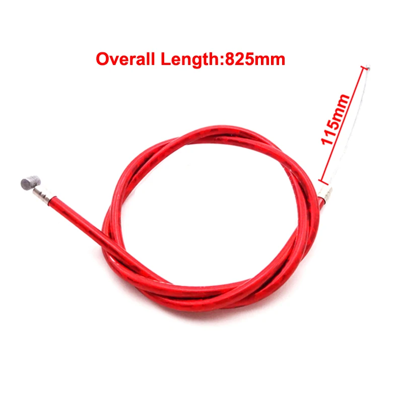 XLSION красный газовый карбюратор дроссельной заслонки кабель для 43cc 47cc 49cc 2 тактный