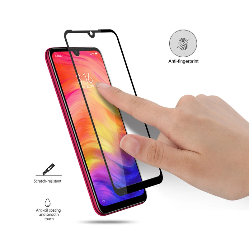 Защитное стекло закаленное для Xiaomi redmi note 7 pro | Мобильные телефоны и аксессуары