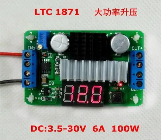 5 шт. LTC1871 100 W/6A источник питания постоянного тока повышающий преобразователь