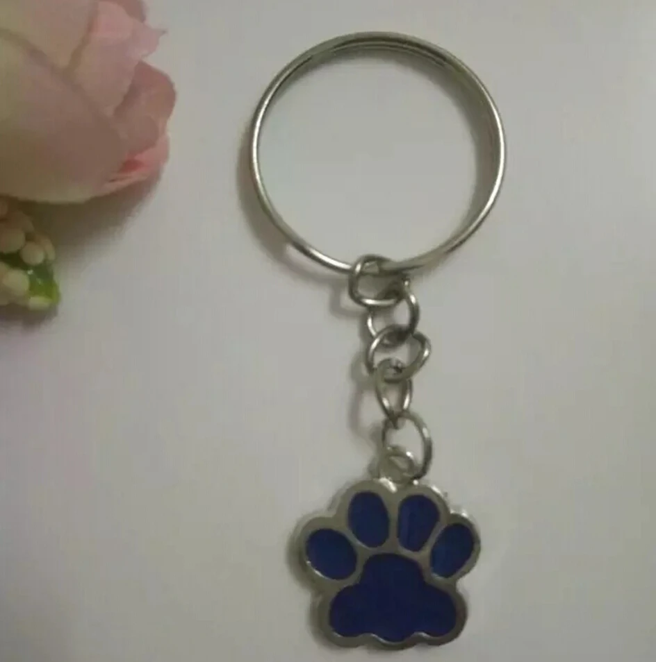 Разноцветные эмалированные брелок в форме когтя для собак/кошек модные