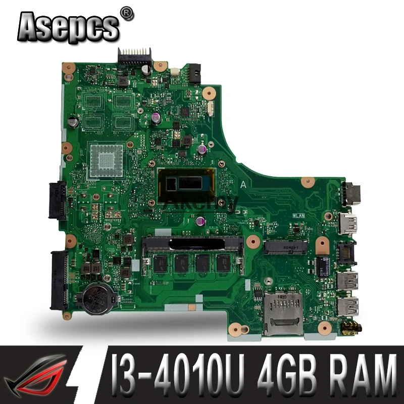 Материнская плата X450LA laptop motherboardf или For Asus X450LC X450LD X450LN 100% протестирована I3-4010U ОЗУ 4