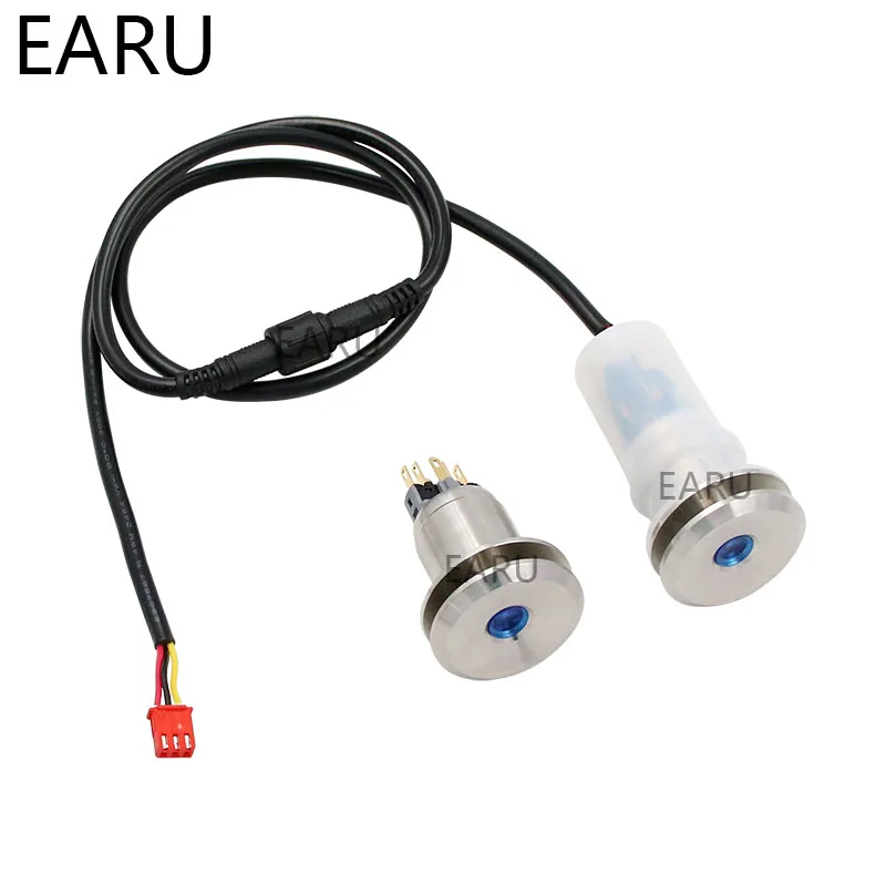 22 мм металлический кнопочный переключатель со светодиодной подсветкой