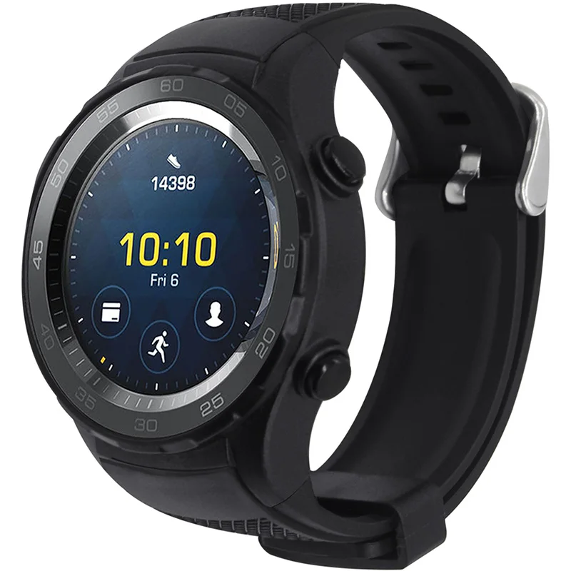 Пластиковый резиновый ремешок для часов 20 мм быстросъемный Huawei Watch 2|Ремешки