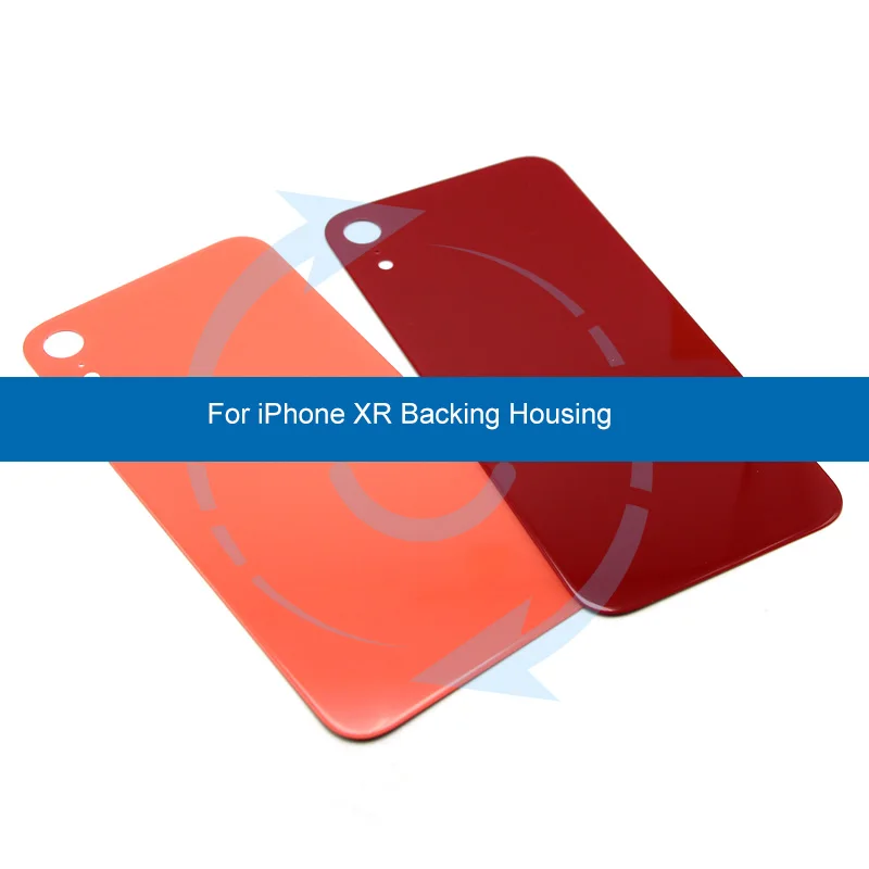 Задняя Крышка аккумуляторной батареи для iPhone XR 6 1 дюйма стеклянная панель корпус