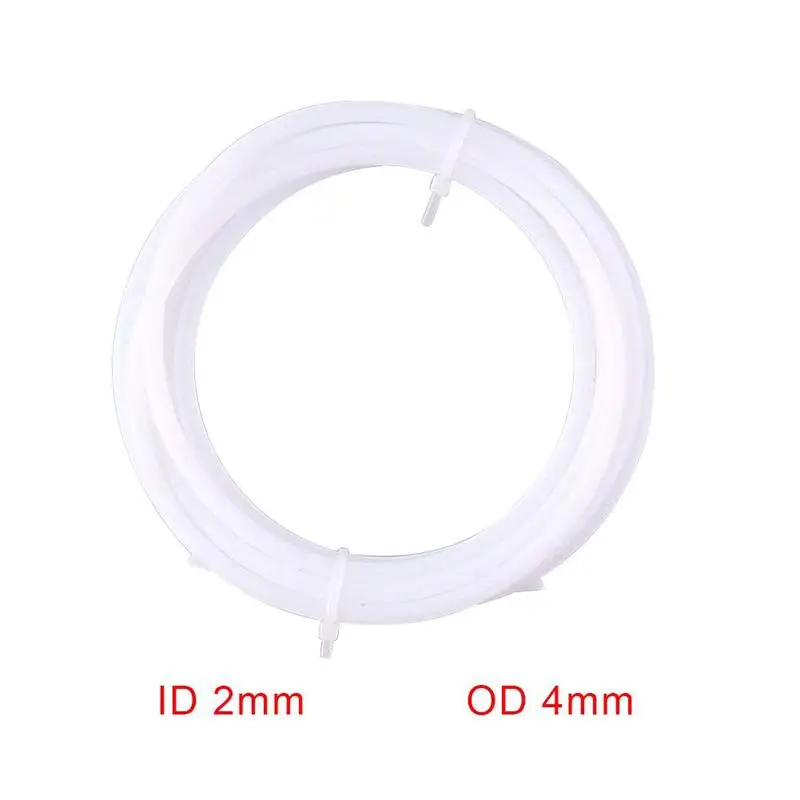 2 шт PTFE тефлоновая трубка (2 метра) с 4 PC4 M10 фитинги для 3D принтера 1 75 мм нить 0 ID/4