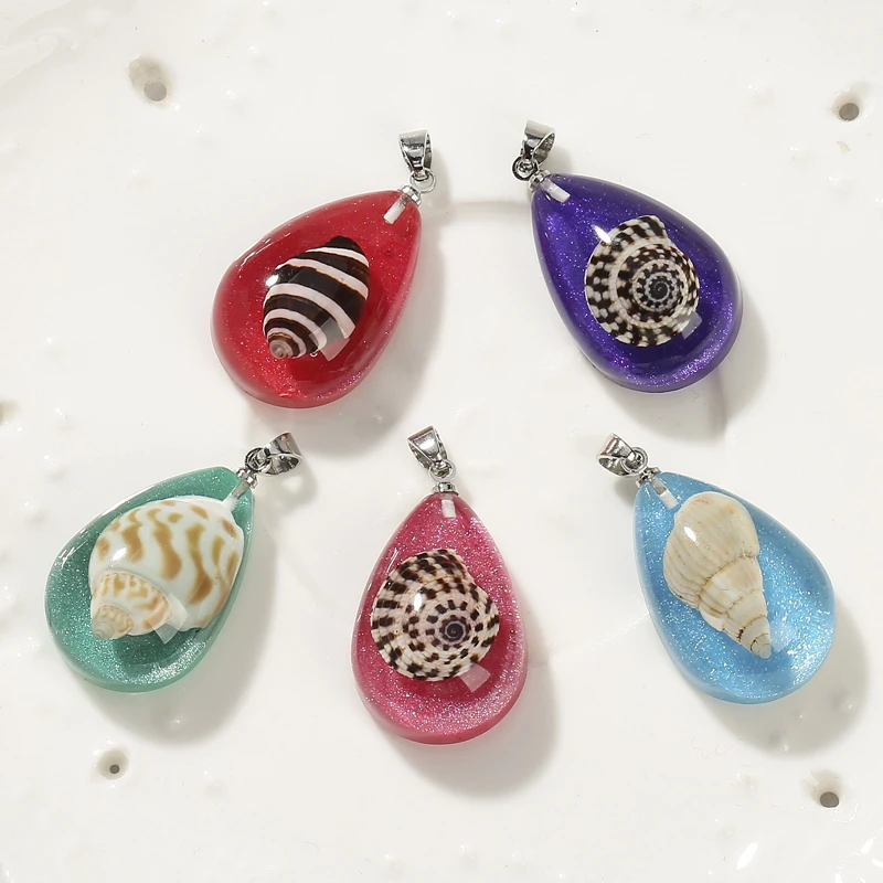 2 шт. подвески из смолы 18 х25 мм|flower charm|resin charmscharm necklace |