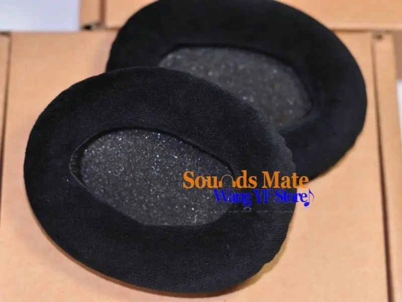 DIY Серебряный гладкий бархат подушки амбушюры для Sennheiser HD545 HD565 HD580 HD600 HD650 наушники