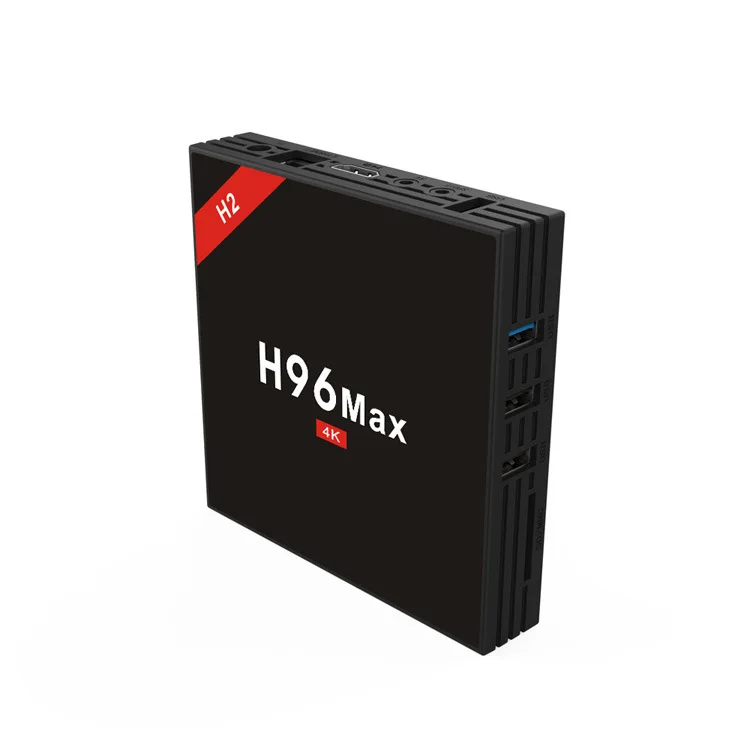 Первоначально L &amp H гаджеты H96 Max H2 DLNA ТВ коробка RK3328 Quad-Core 4 г + 32 android 7 1 смарт-Up BOX |
