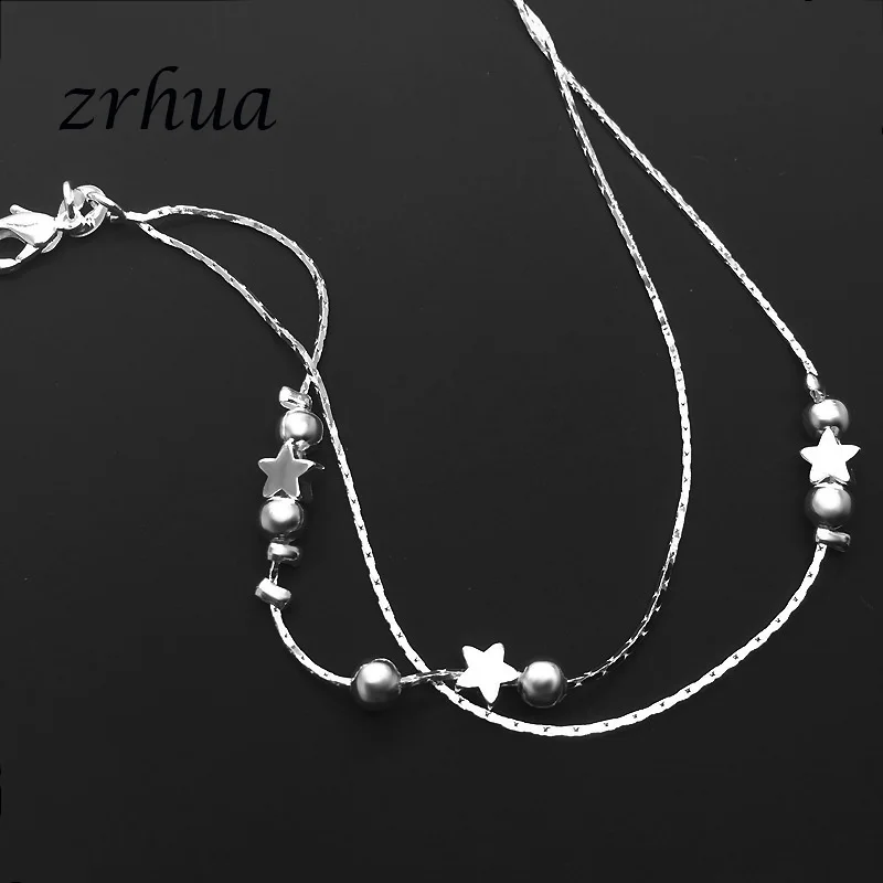 Браслет на ногу ZRHUA для женщин и девушек|Анклеты| |
