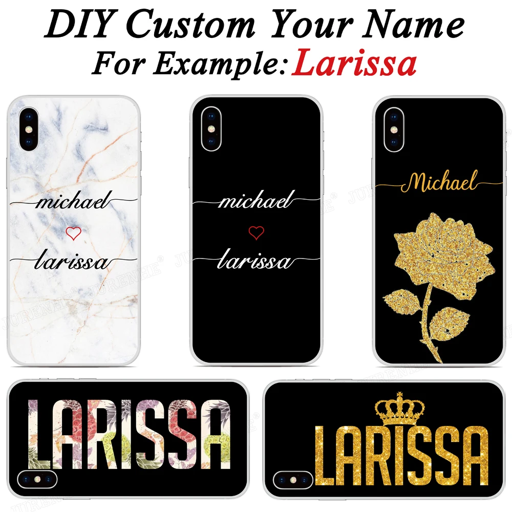 Настроить имя текст подарок чехол для телефона из мягкого ТПУ с рисунком Asus Zenfone