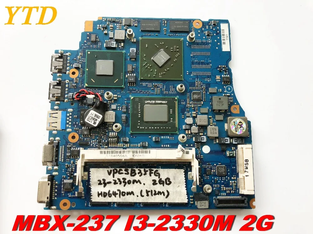 

Original For SONY VPCSB MBX-237 Motherboards And A1846504A I3-2330M 2G HD6470M 512 Tested good
