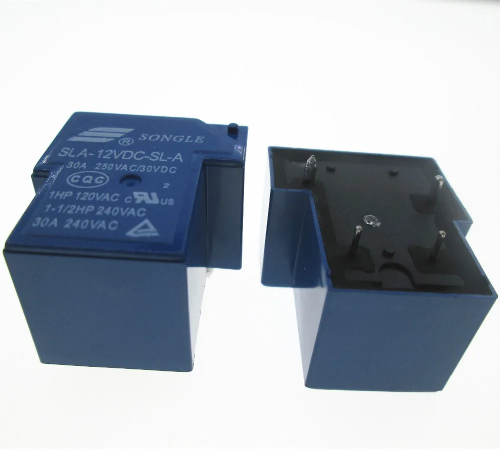 Новое реле Φ 12 В постоянного тока 30 А 250 переменного T90 SONGLE 4 контакта 5 контактов