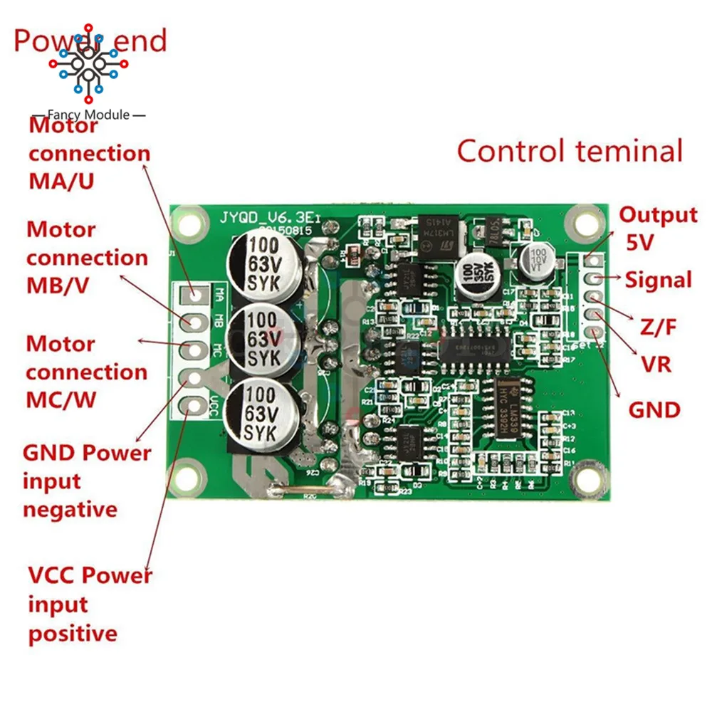 Контроллер бесщеточного двигателя 12 В 24 36 500 Вт|board board|board controlboard motor |