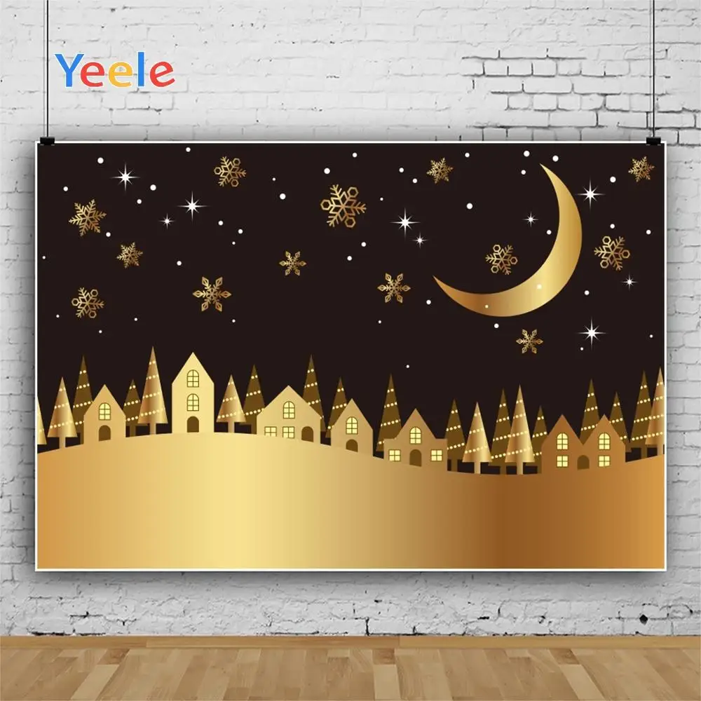 Yeele обои для фотосъемки Луна Звезда лес замок фон персонализированные
