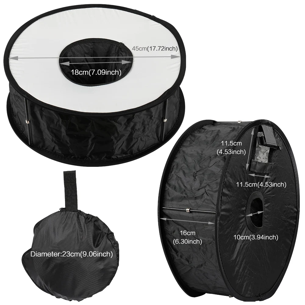 45cm Ring Softbox Speedlight Round Style Flash Light Shoot Soft box Foldable Diffuser | Электроника