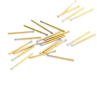 p125 g spring test probe gold plated test probe 100pcs probe convenient and durable brass spring probe sleeve length 33 35mm