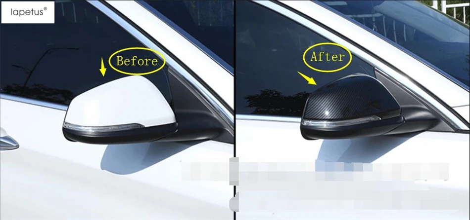 

Accessories For BMW 2 Series Gran Active Tourer F45 F46 2015 - 2018 Outside Rearview Mirror Cap Molding Cover Kit Trim 2 Piece
