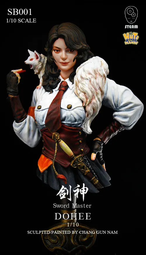 [Loong Way Miniatures] орешки планеты меч мастер Дохи Бюст Смолы миниатюрный|Аксессуары