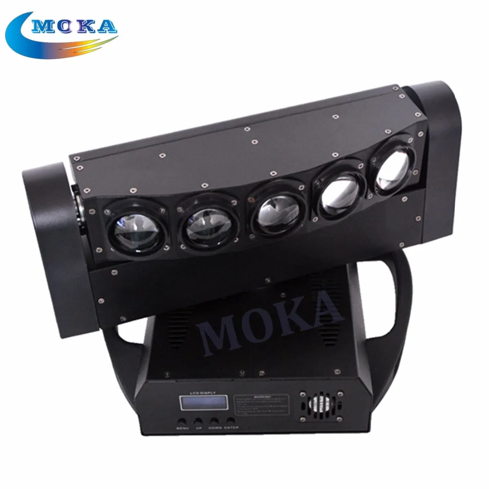 2 шт./лот Высокое качество CREE LED moving head light 5x10 Вт led beam bar DMX512 сценический свет
