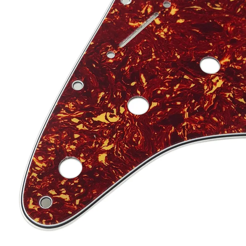 Pleroo Guitar accessories Left Handed pickguards for Standard ST HHH Stratocaster Guitarra with P90 humbucker Scratch Plate enlarge