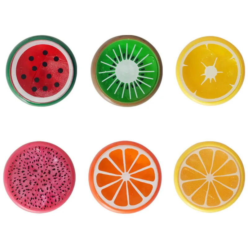 Новая игрушка слайм для фруктов магнитная полимерная глина цветная прозрачная