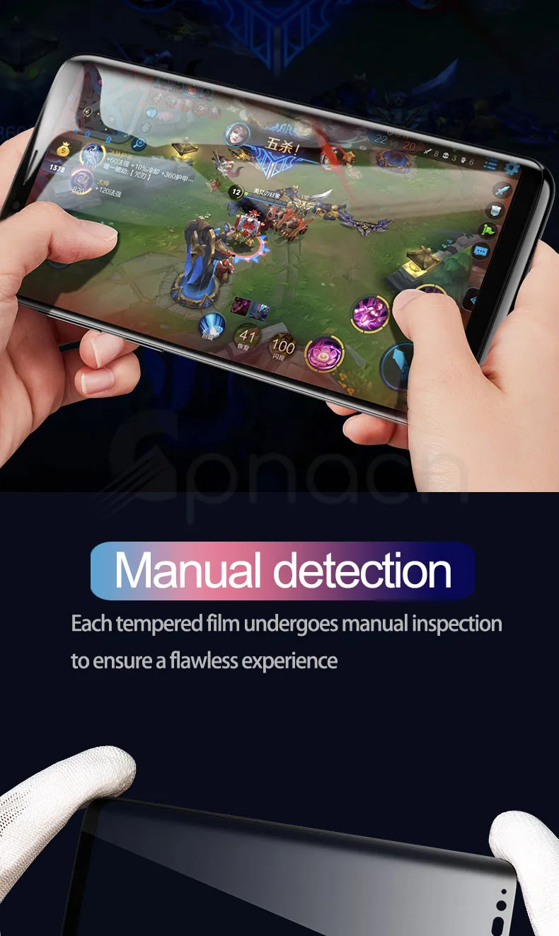 10D полное покрытие экрана протектор Закаленное стекло на samsung Galaxy S8 S9 Plus S7 Edge стекло Note 8 9 A6 A8 Plus стеклянная пленка
