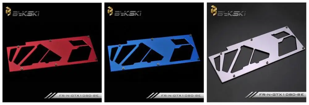 Bykski полный охват GPU водоблок для широкой версии GTX1080 GTX1070 TITAN X видеокарта FR-N-GTX1080 - Цвет лезвия: Backplane