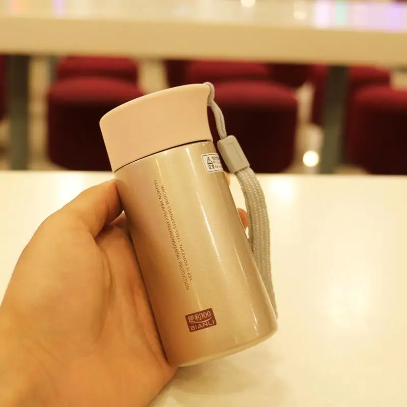Vacuum cup 150ml Удобный 100 Вакуумный двухслойный 304 из нержавеющей стали мини 150 мл теплоизоляция и сохранение холода портативный удобный чай C - Цвет: Vacuum cup 150ml