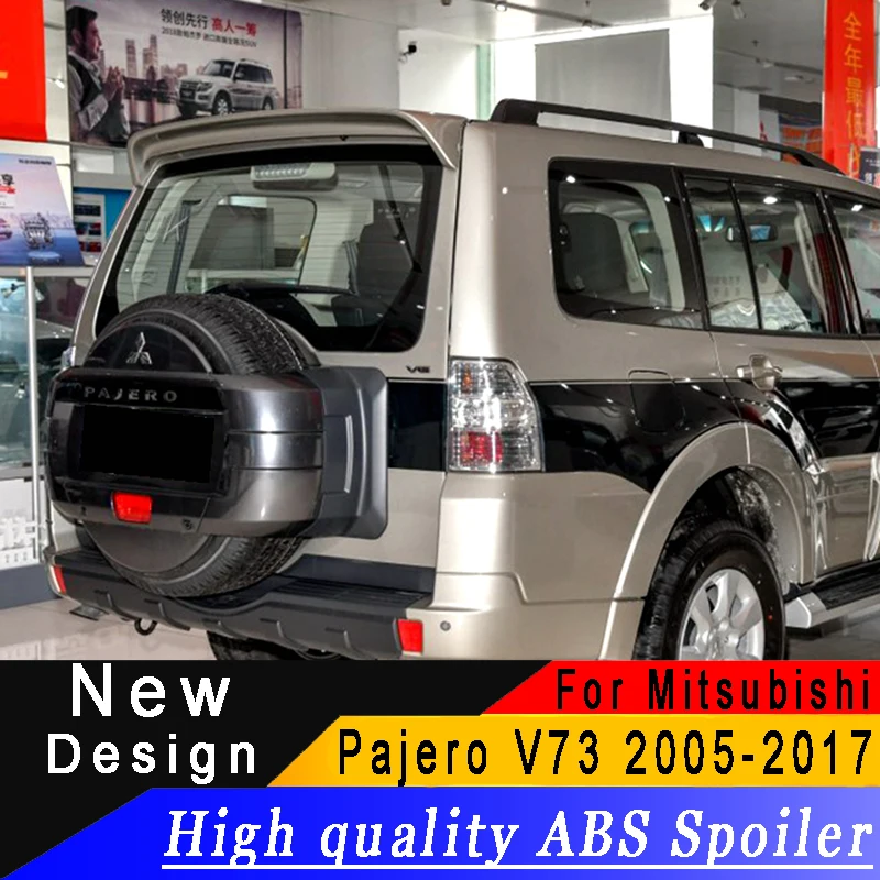 Высококачественный спойлер из АБС пластика для Mitsubishi Pajero V73 2005 2017 грунтовка