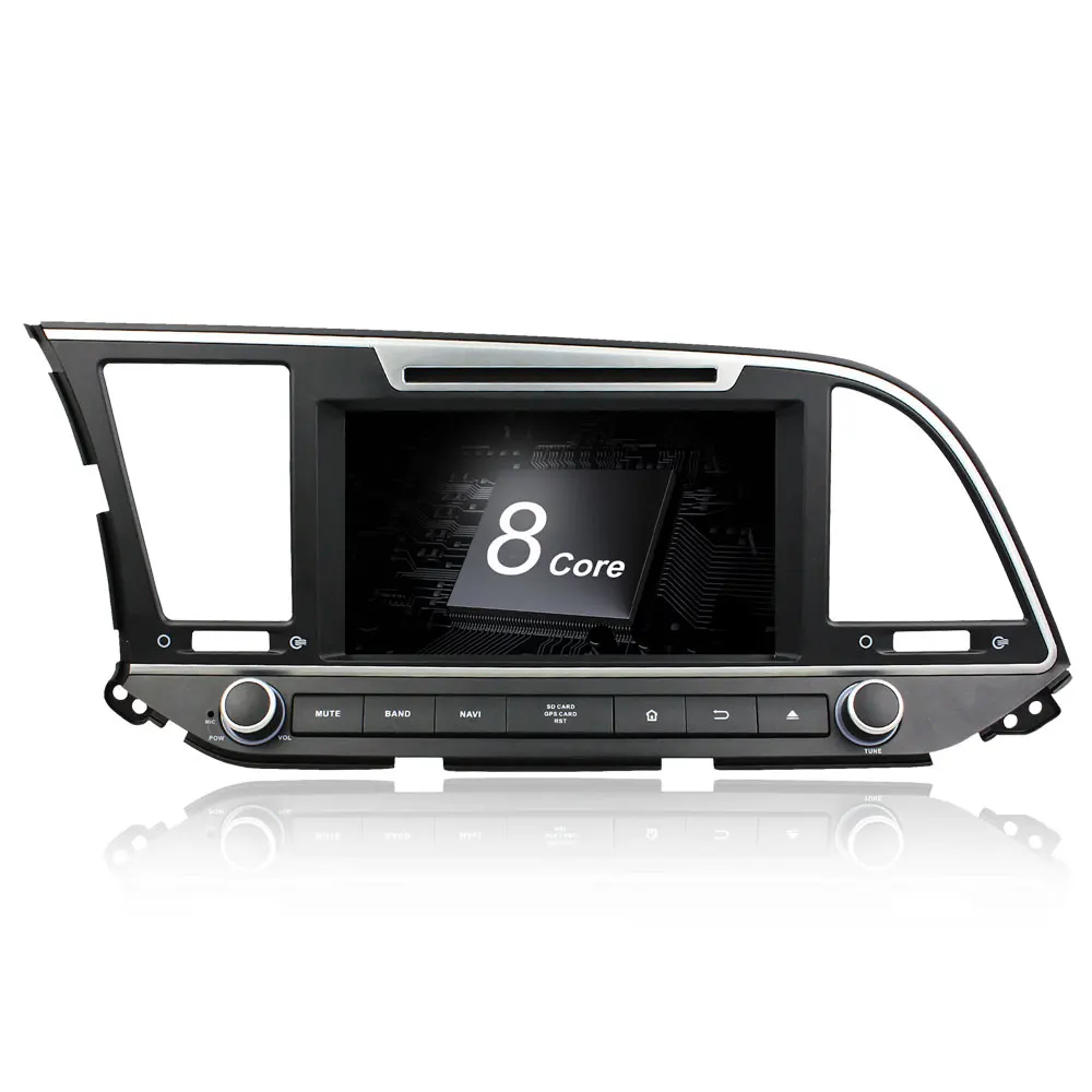 Android 8 0 Восьмиядерный автомобильный DVD плеер Мультимедиа для Hyundai Elantra 2016 2017 Avante 2015