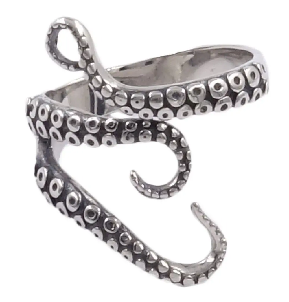 Прямая поставка кольцо с отверстиями в готическом стиле для глубоководного