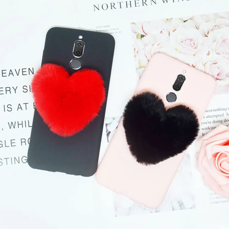 Милый плюшевый мягкий чехол 3D Love для Samsung Galaxy Note 9/8 S9/S8 Plus S7/S6 edge J3/J5/J7/A3/A5/A7/2017 A6 A8 2018